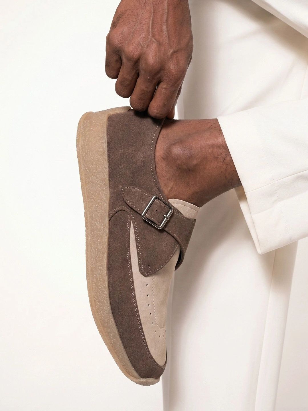 MONKSTORY Lelaki Suede Sneakers