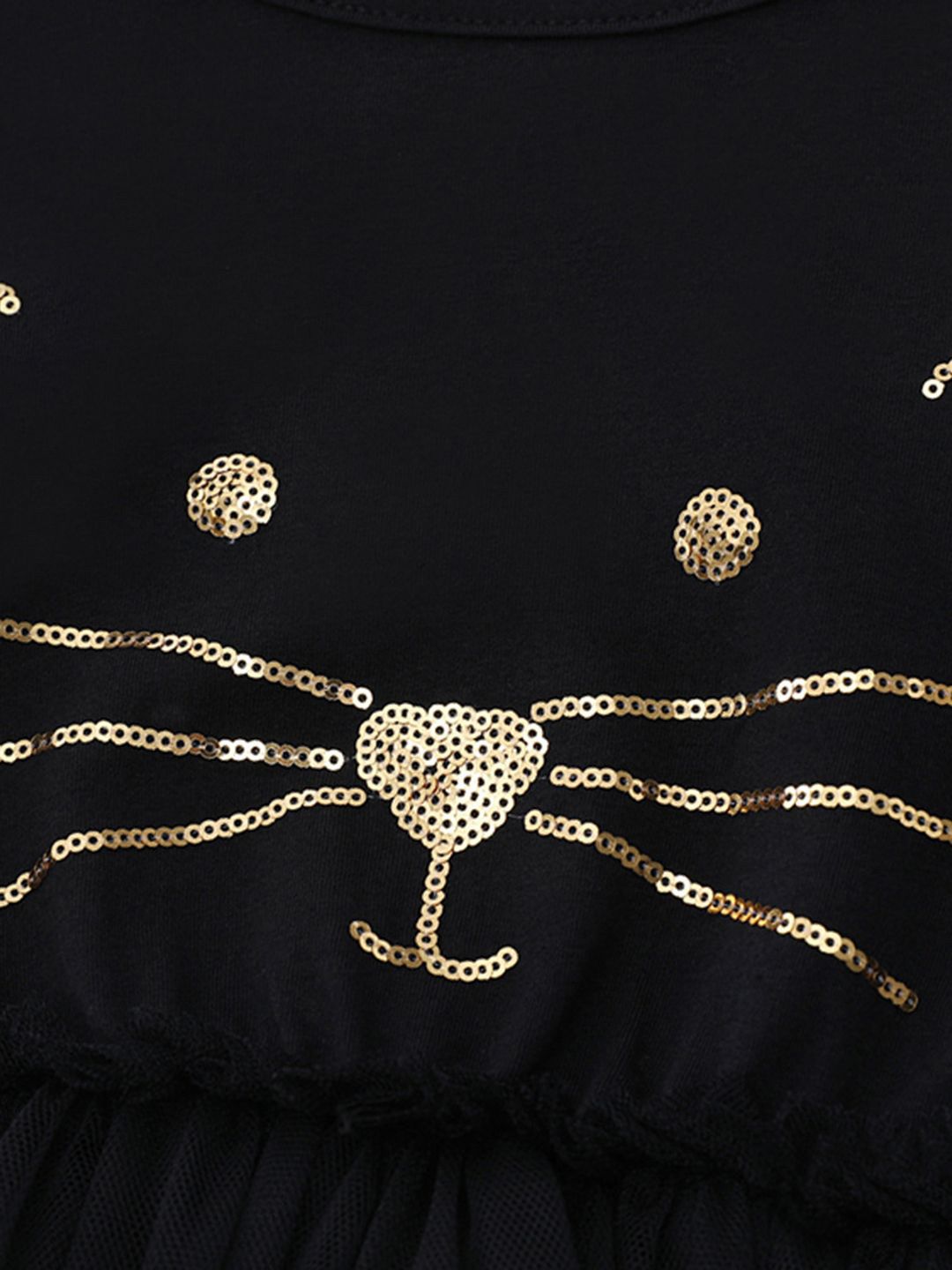 YK Girls Embellished Fit and Flare Dress