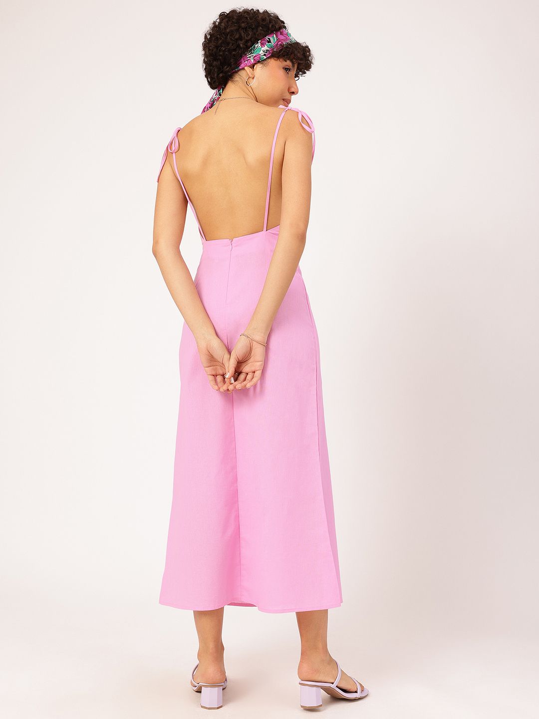 DressBerry Ethereal Touch Low Back Maxi Dress