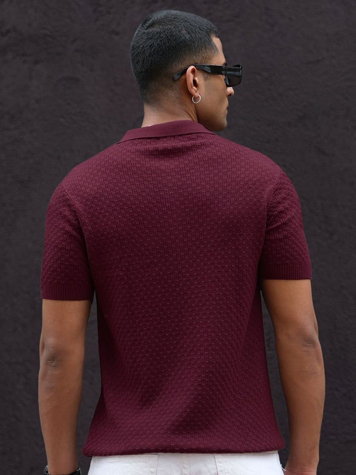 Powerlook Men Polo Collar T-shirt