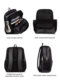 ZOUK Unisex Non-Padded Zip Pocket Backpack