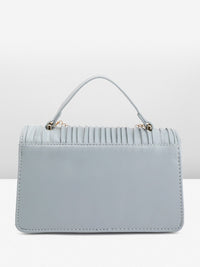 DressBerry Textured Structured Satchel