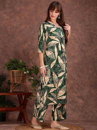 KALINI Women Floral Printed Regular Kurta with Palazzos