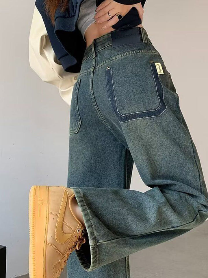 DressBerry Women Relaxed Fit High-Rise Light Fade Jeans