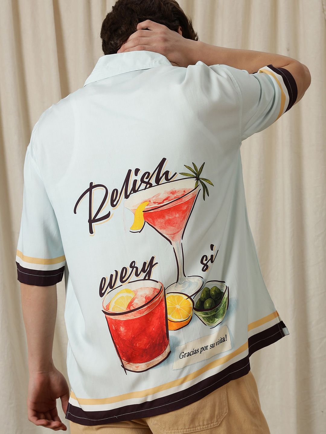Eszett Men Cotton Printed Casual Shirt