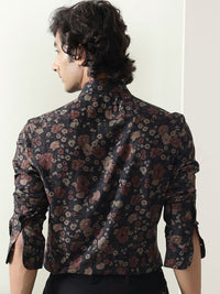 RARE RABBIT Men Comfort Floral Printed Casual Shirt