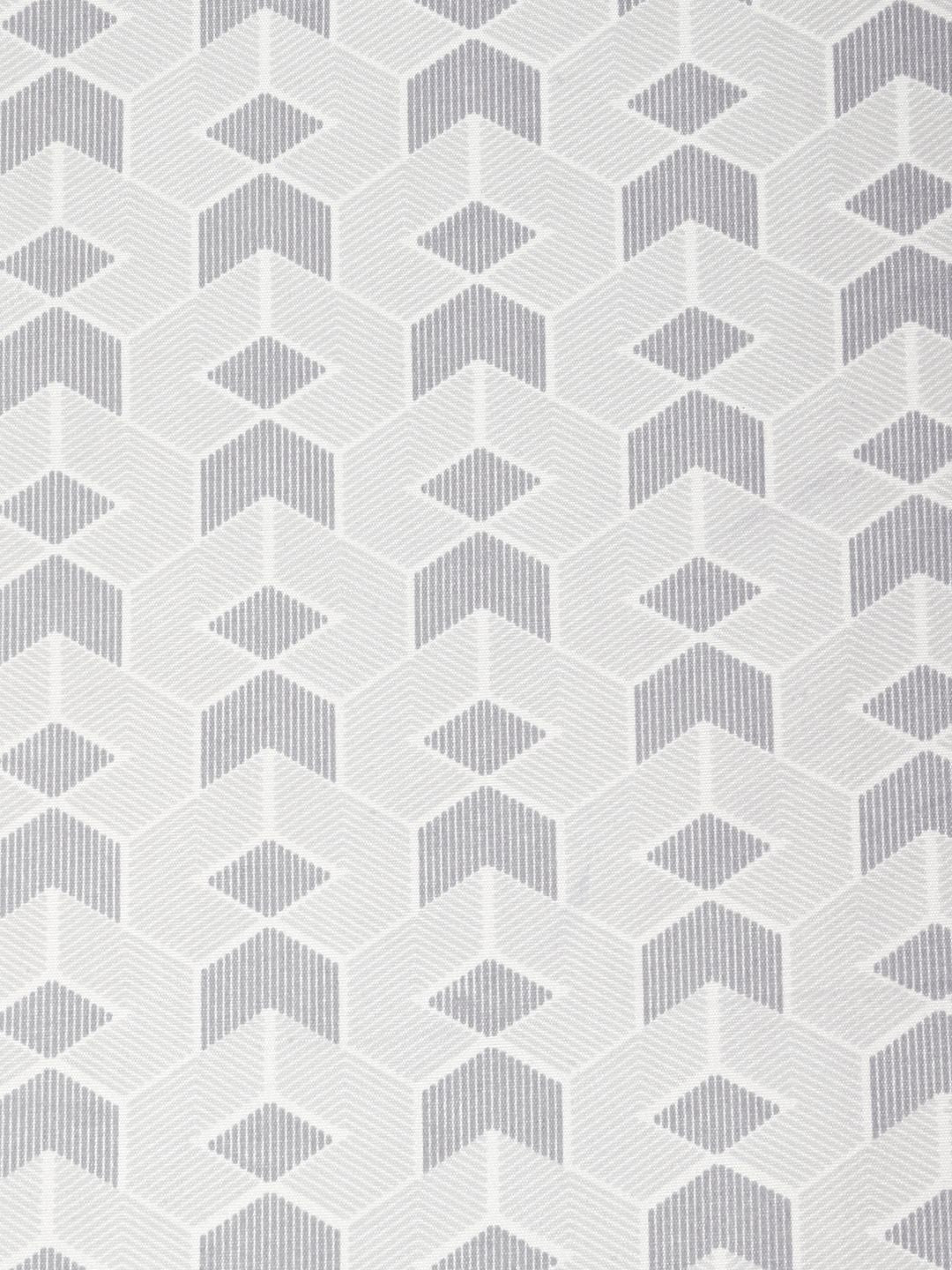 Myntra Elegant Homes Grey & White Geometric 300 TC King Bedsheet with 2 Pillow Covers