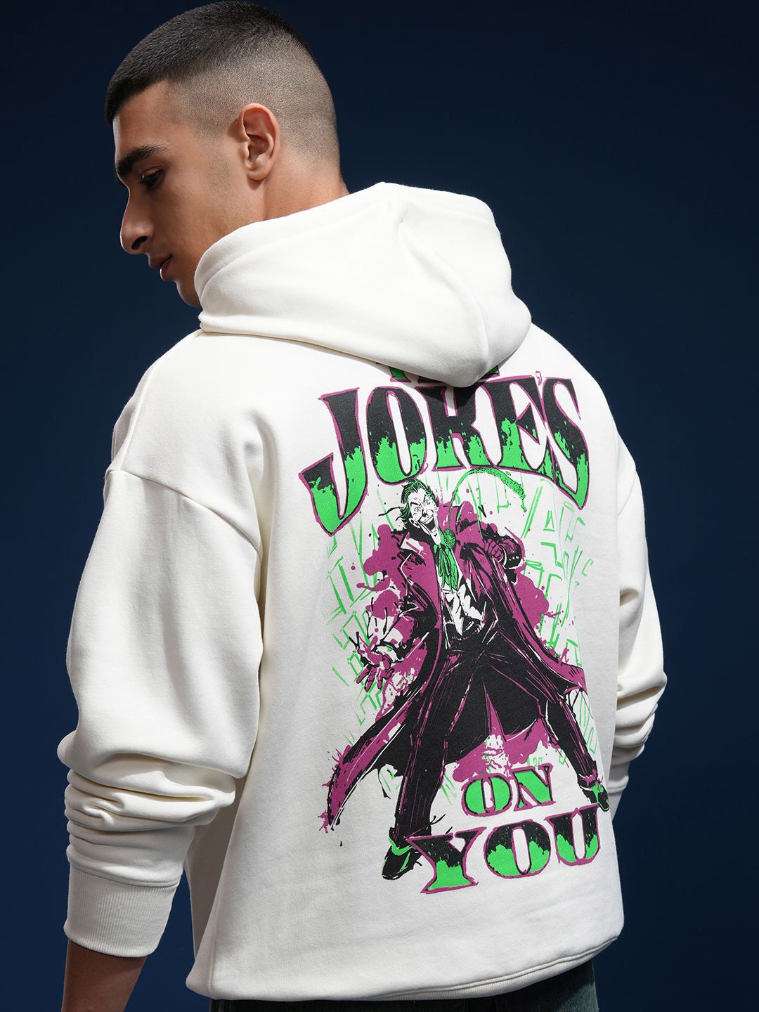 HIGHLANDER Men Oversized Drop Shoulder Hoodie Sweatshirt