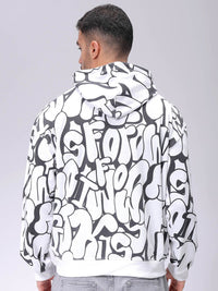 The Indian Garage Co Men Printed Hooded Sweatshirt