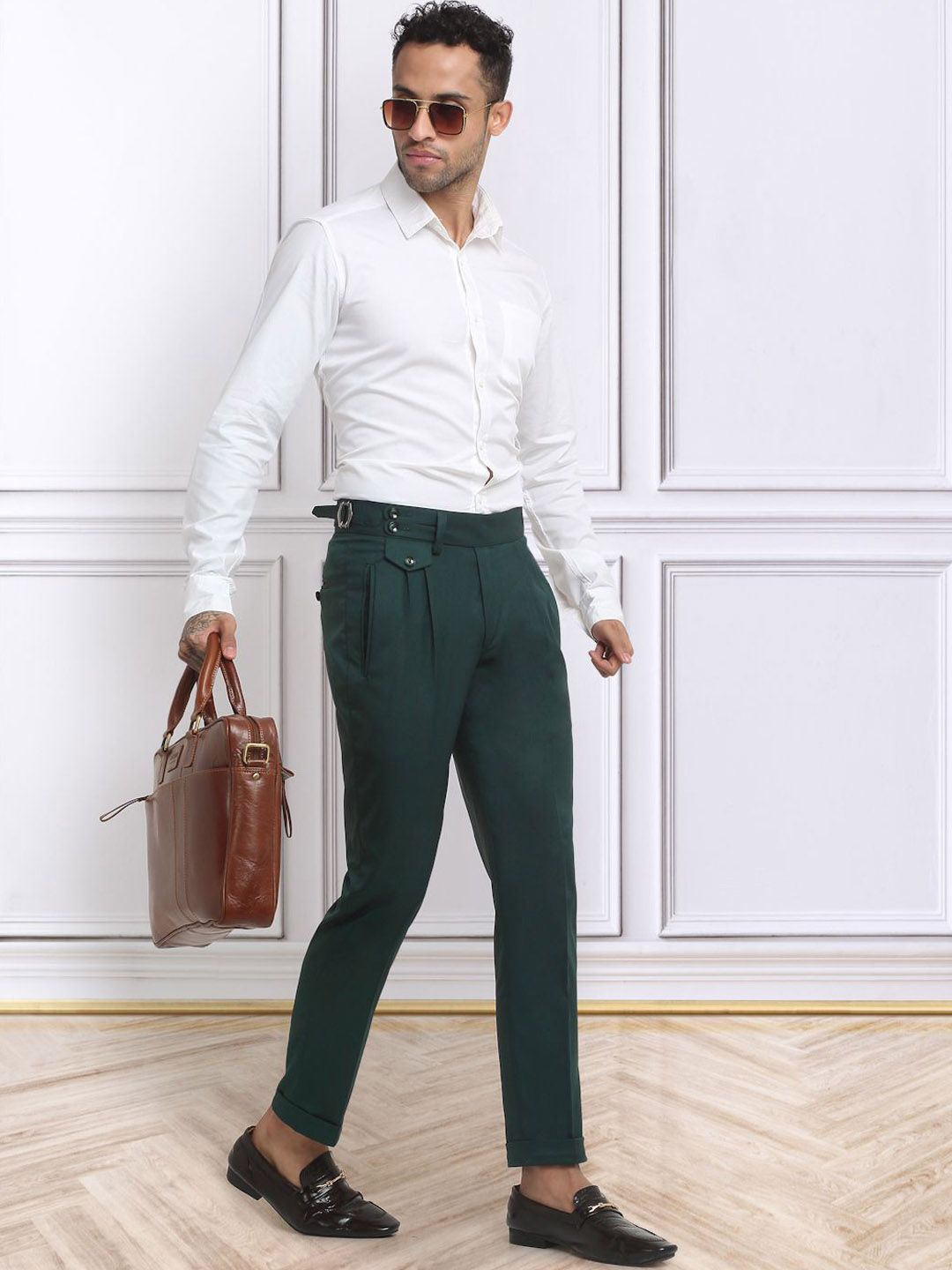 KLOTTHE Men Italian Gurkha Pants
