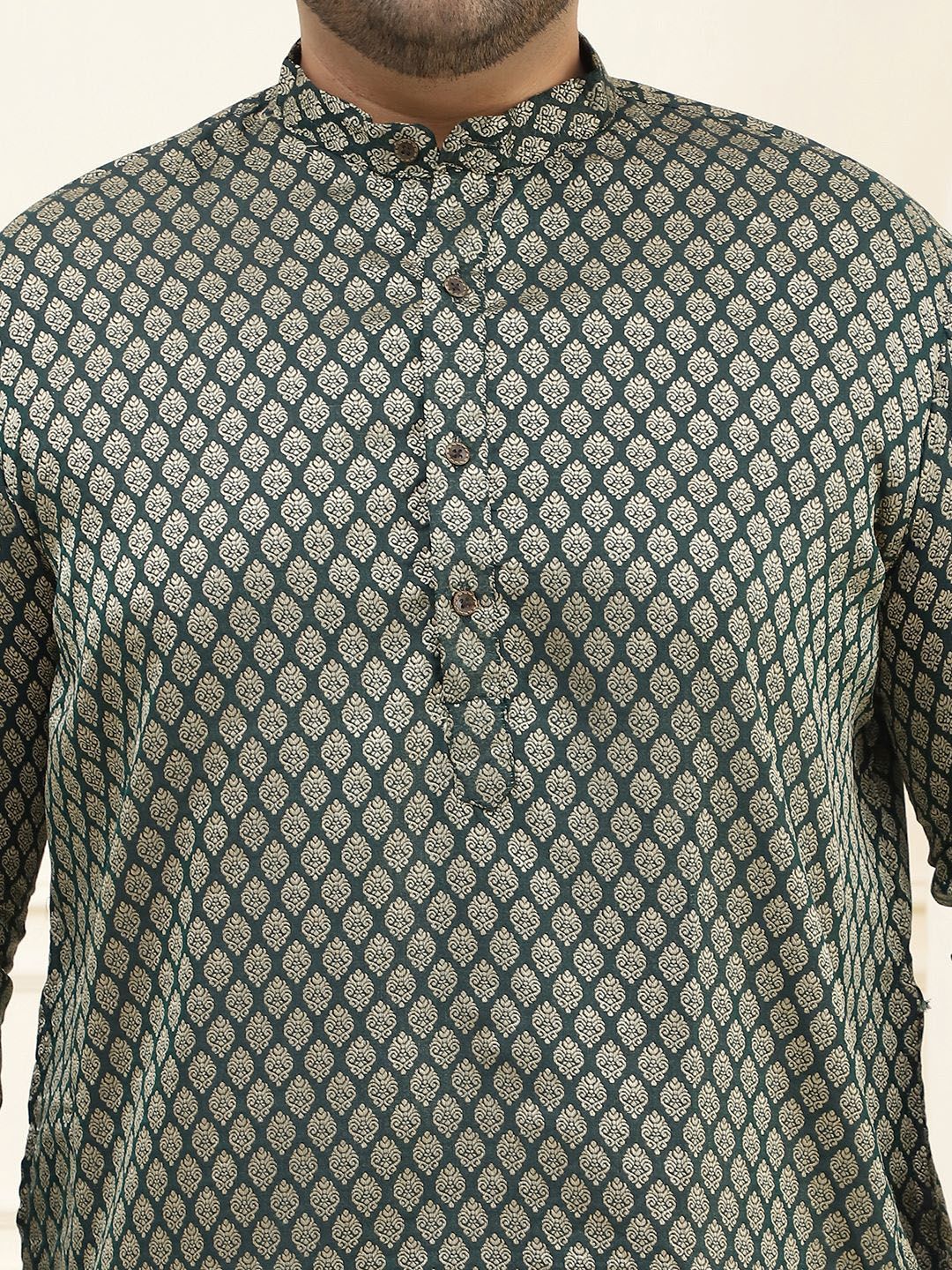 SOJANYA PLUS Woven Design Regular Straight Kurta with Pyjamas