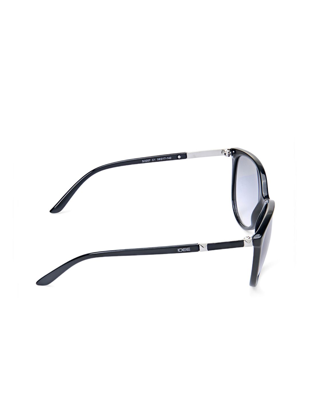 Idee wanita cermin mata hitam cateye dengan lensa terlindung UV