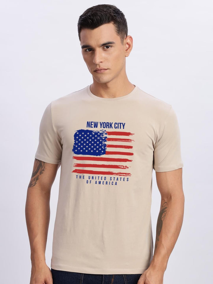 Tshirts ADRO Men Beige