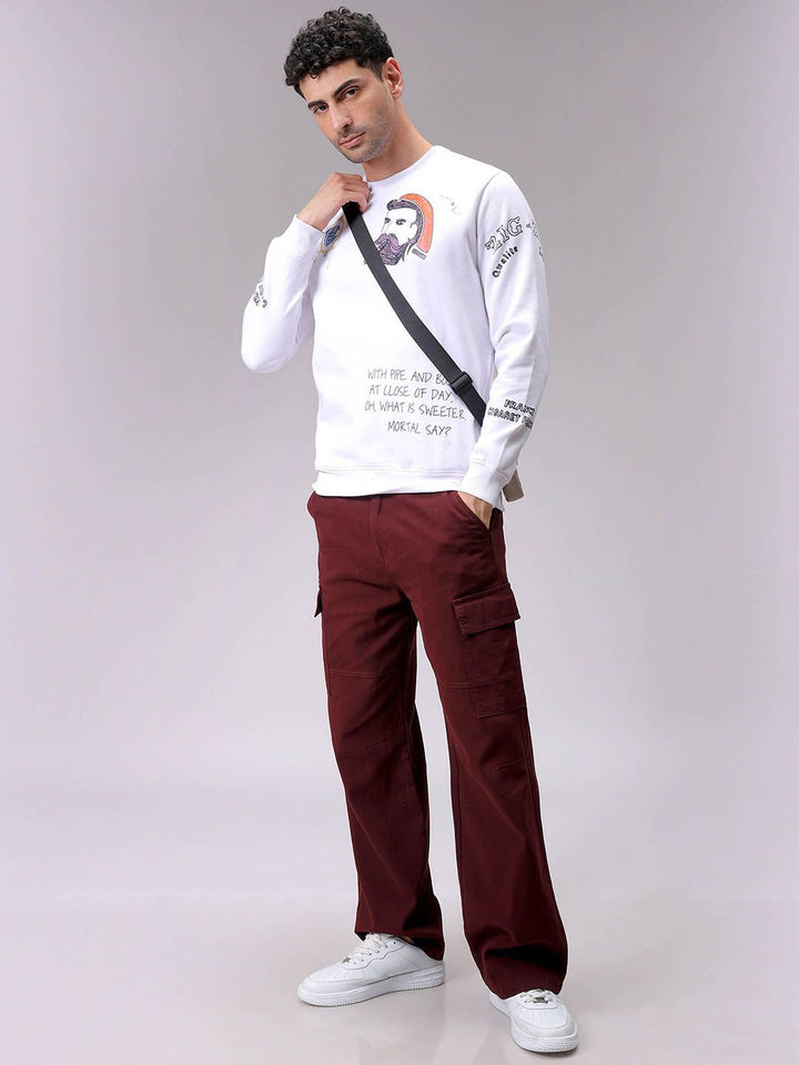 The Indian Garage Co Men Printed Sweatshirt