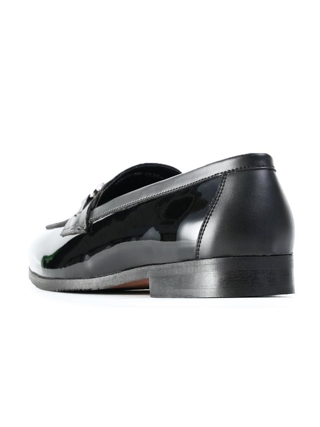 MONKSTORY Black Tux Bit Loafers
