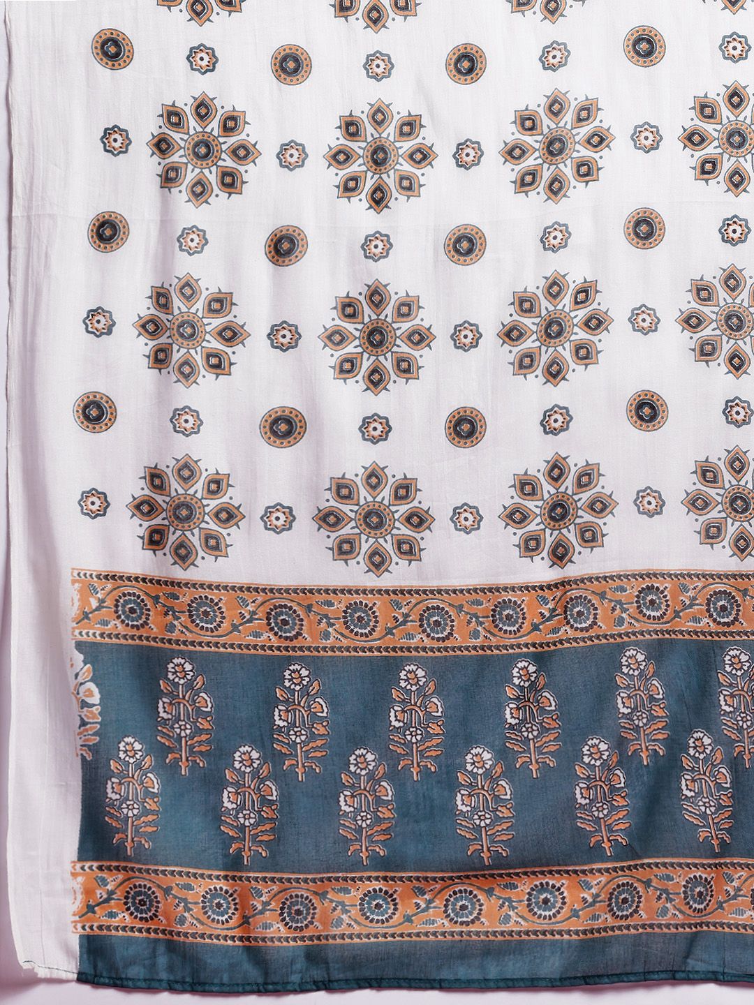 Anouk Ethnic Motifs Printed Kurta with Trousers & Dupatta