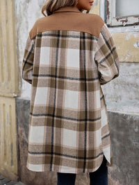 DressBerry Women Checked Single-Breasted Overcoat