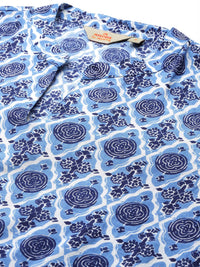 Anouk Ethnic Motifs Print Pure Cotton Kurta with Trousers & Dupatta