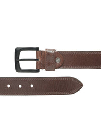 Teakwood Leathers Men Textured Leather Belt
