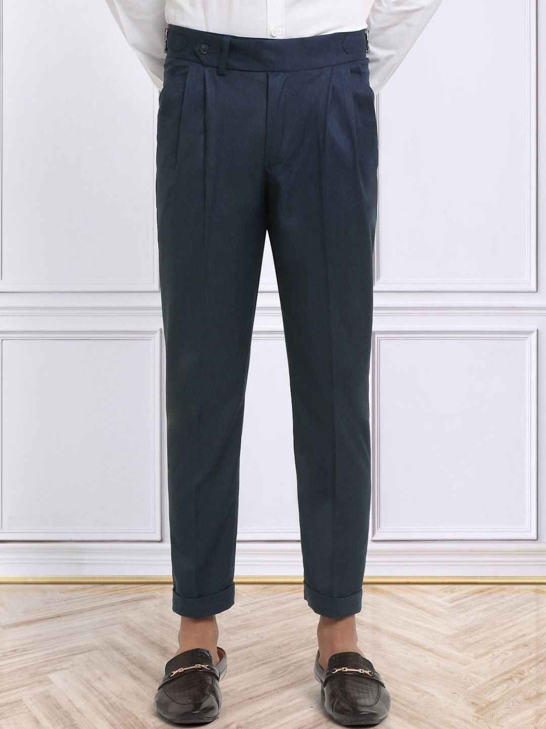 Moda Rapido Men Slim Fit Easy Wash Trousers