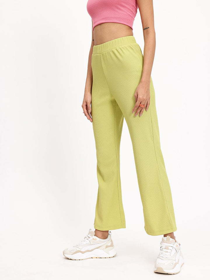 DressBerry Women Straight Fit Trousers
