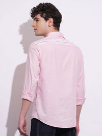 Being Human Men Classic Slim Fit Horizontal Stripes Opaque Striped Casual Shirt