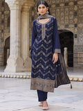 KALINI Ethnic Motifs Woven Design Kurta With Trousers & Dupatta