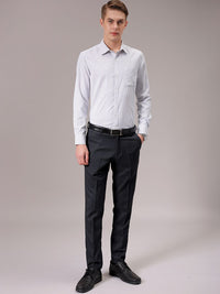 The Indian Garage Co. X Luxe Men Cutaway Collar Micro Ditsy Printed Slim Fit Formal Shirt