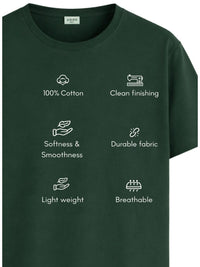 ADRO Men Typography Printed T-shirt