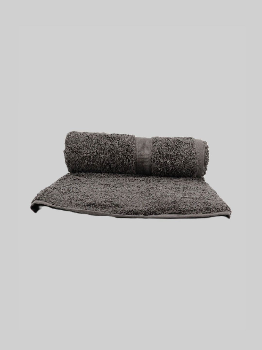 BOMBAY DYEING Grey 1 Cotton 550 GSM Bath Towel