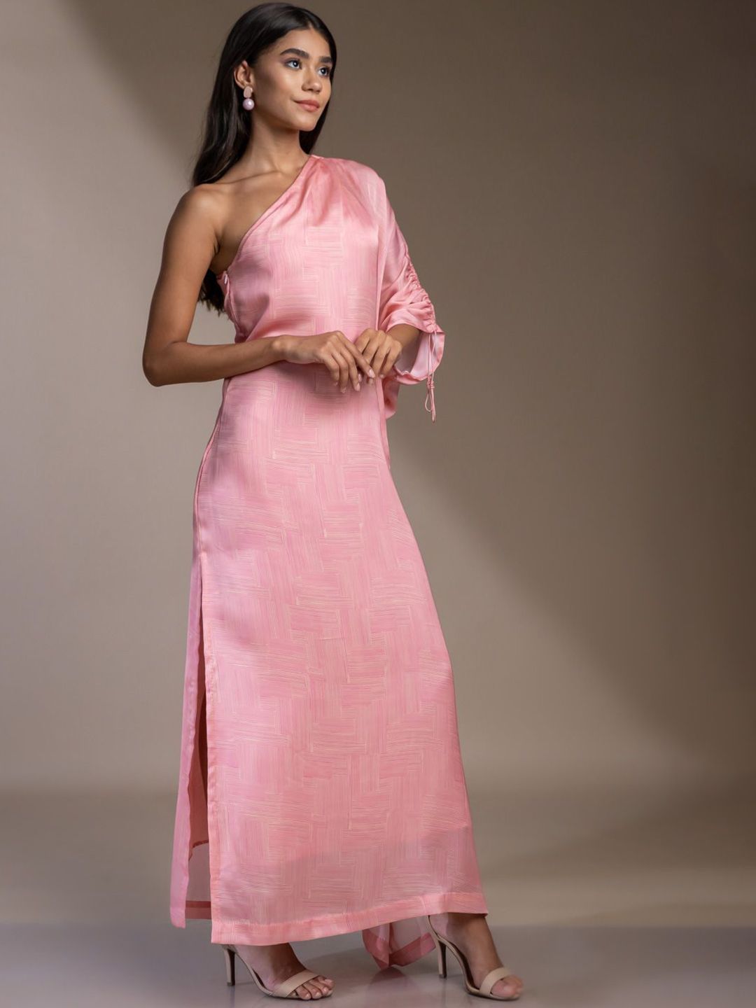 Mamicha One Shoulder Maxi Dress