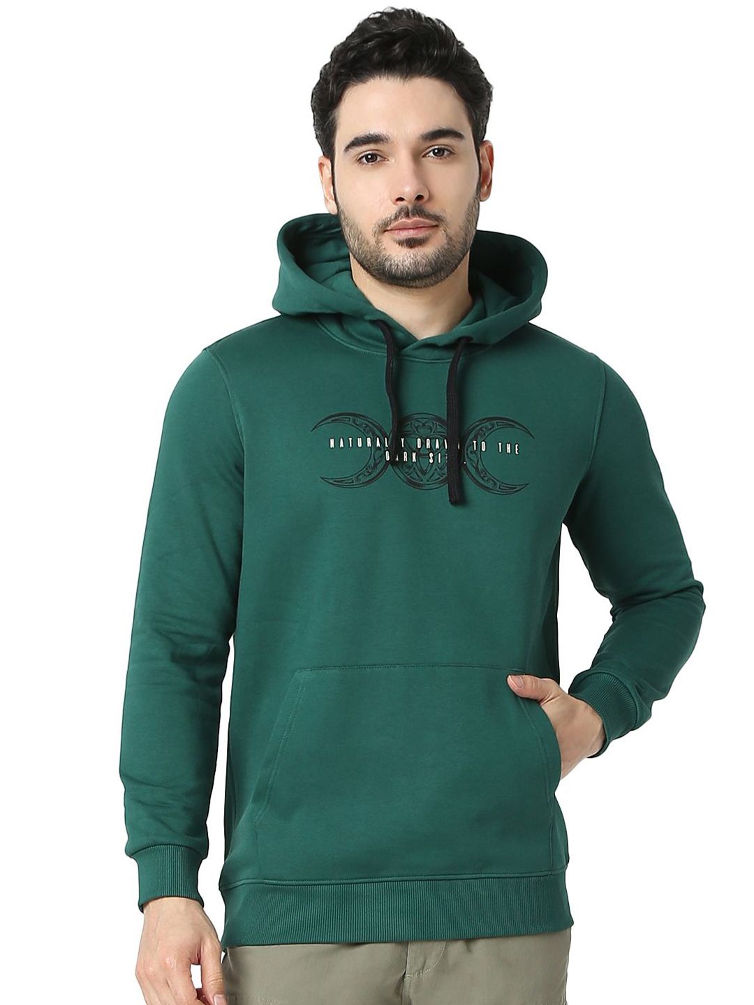 Spykar Men Sweatshirt Hooded
