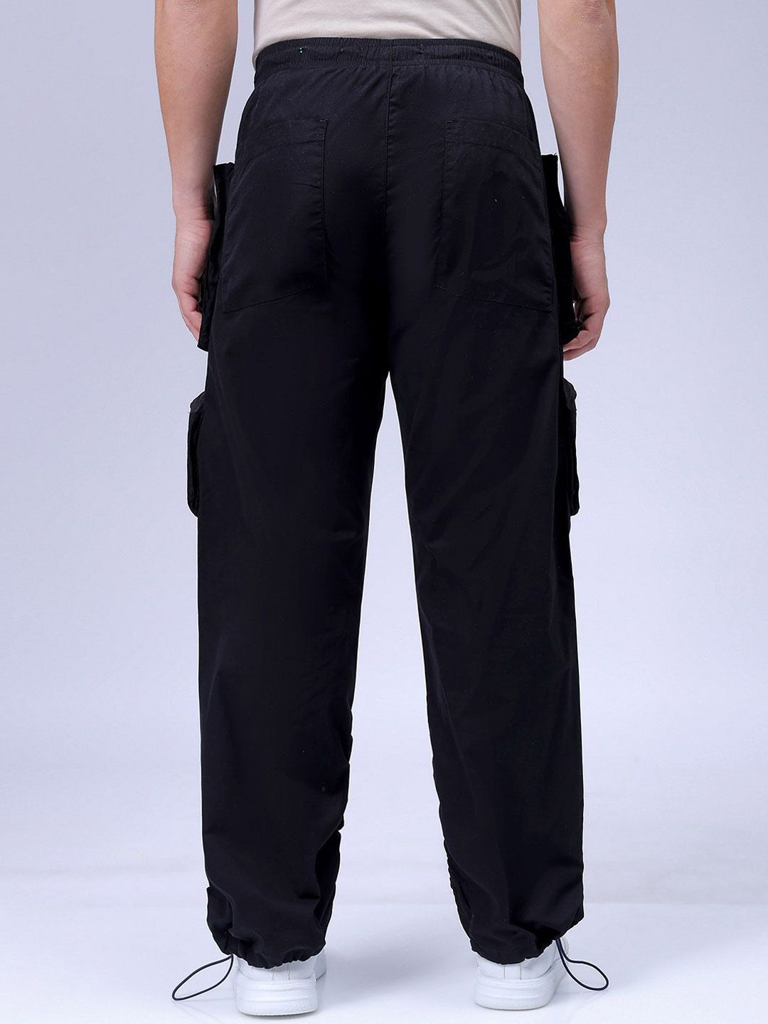 The Indian Garage Co Men Relaxed Fit Mid-Rise Cotton Joggers