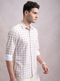 HIGHLANDER Checked Slim Fit Shirt