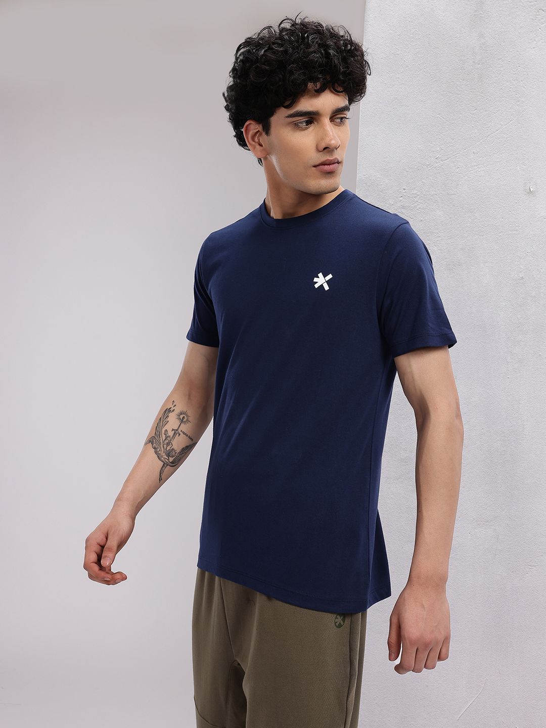HRX by Hrithik Roshan Typography Printed Rapid-Dry Training T-shirt