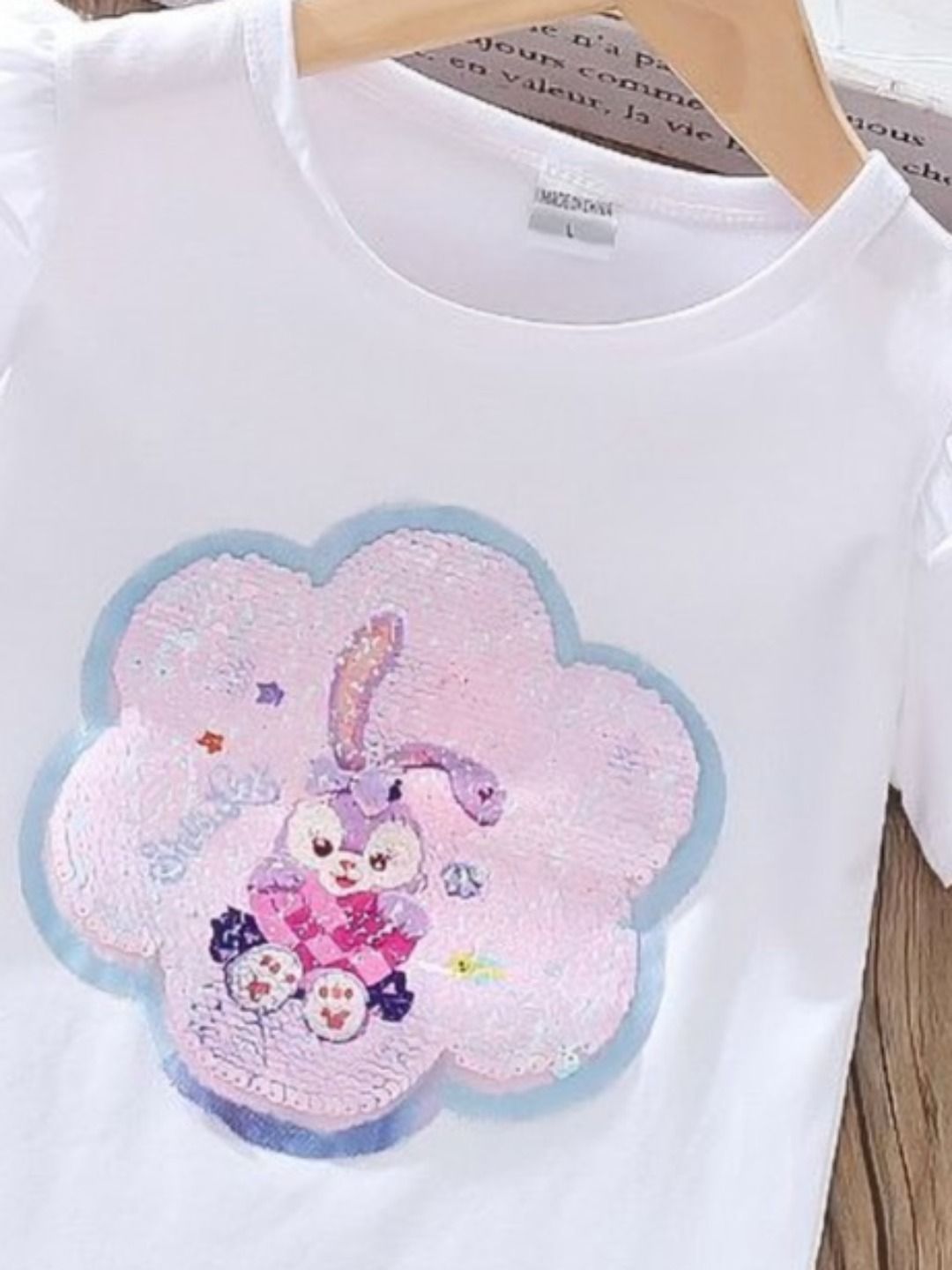YK Girls Graphic Printed Round Neck Cotton T-shirt