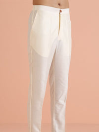 KISAH Mandarin Collar Regular Kurta With Trousers
