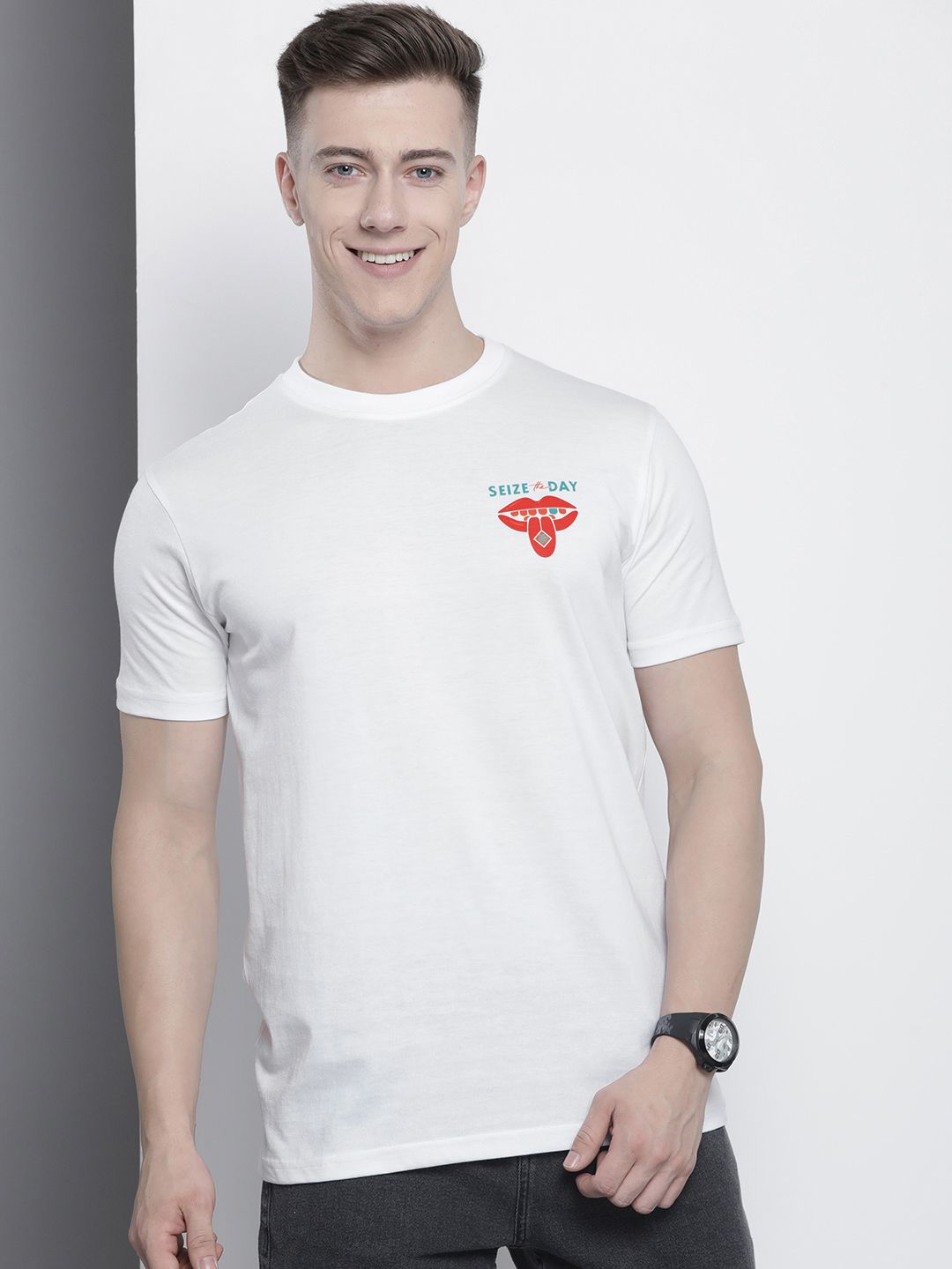 The Indian Garage Co Men Graphic Printed T-shirt