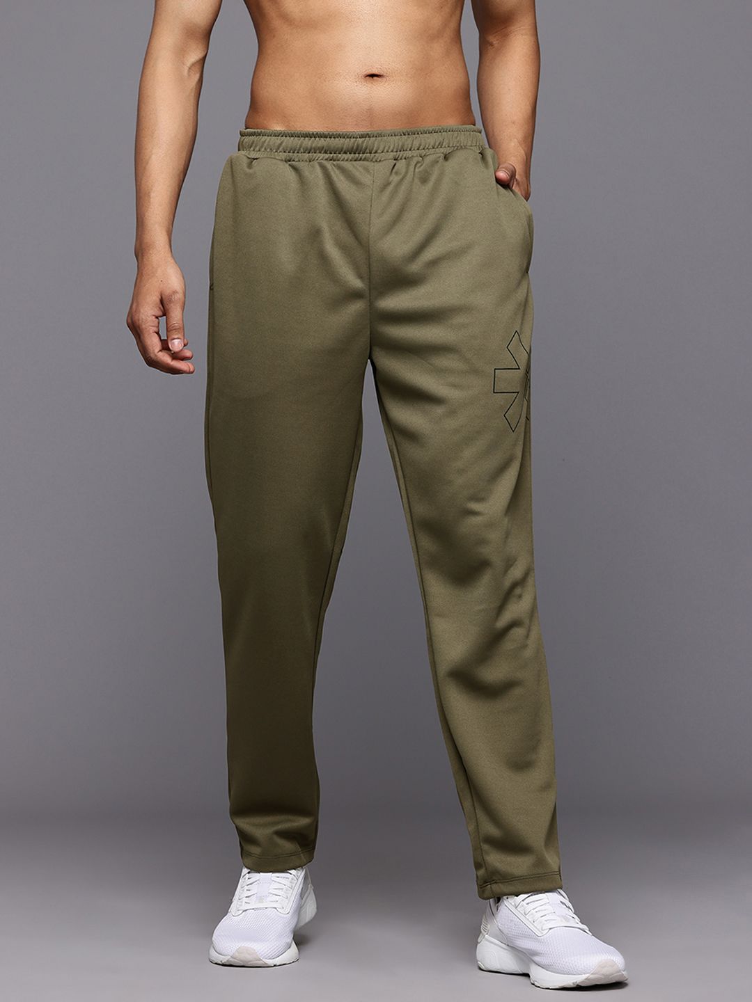 HRX by Hrithik Roshan Men Brand Logo Print Regular Fit Rapid-Dry Running Track Pants