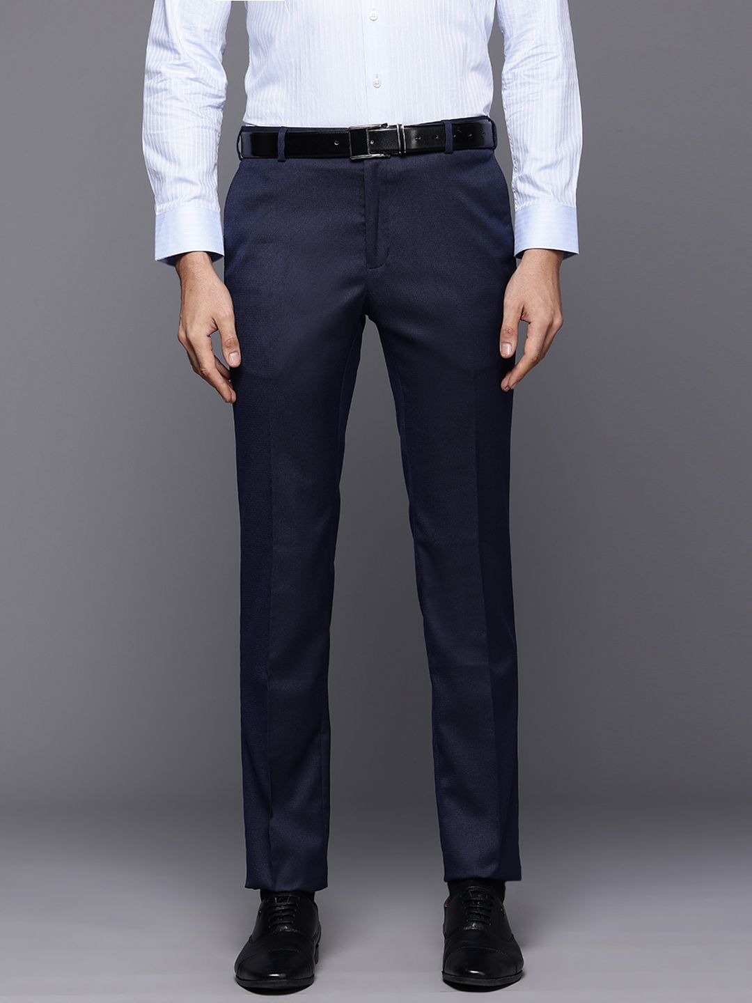 Raymond Men Slim Fit Formal Trousers