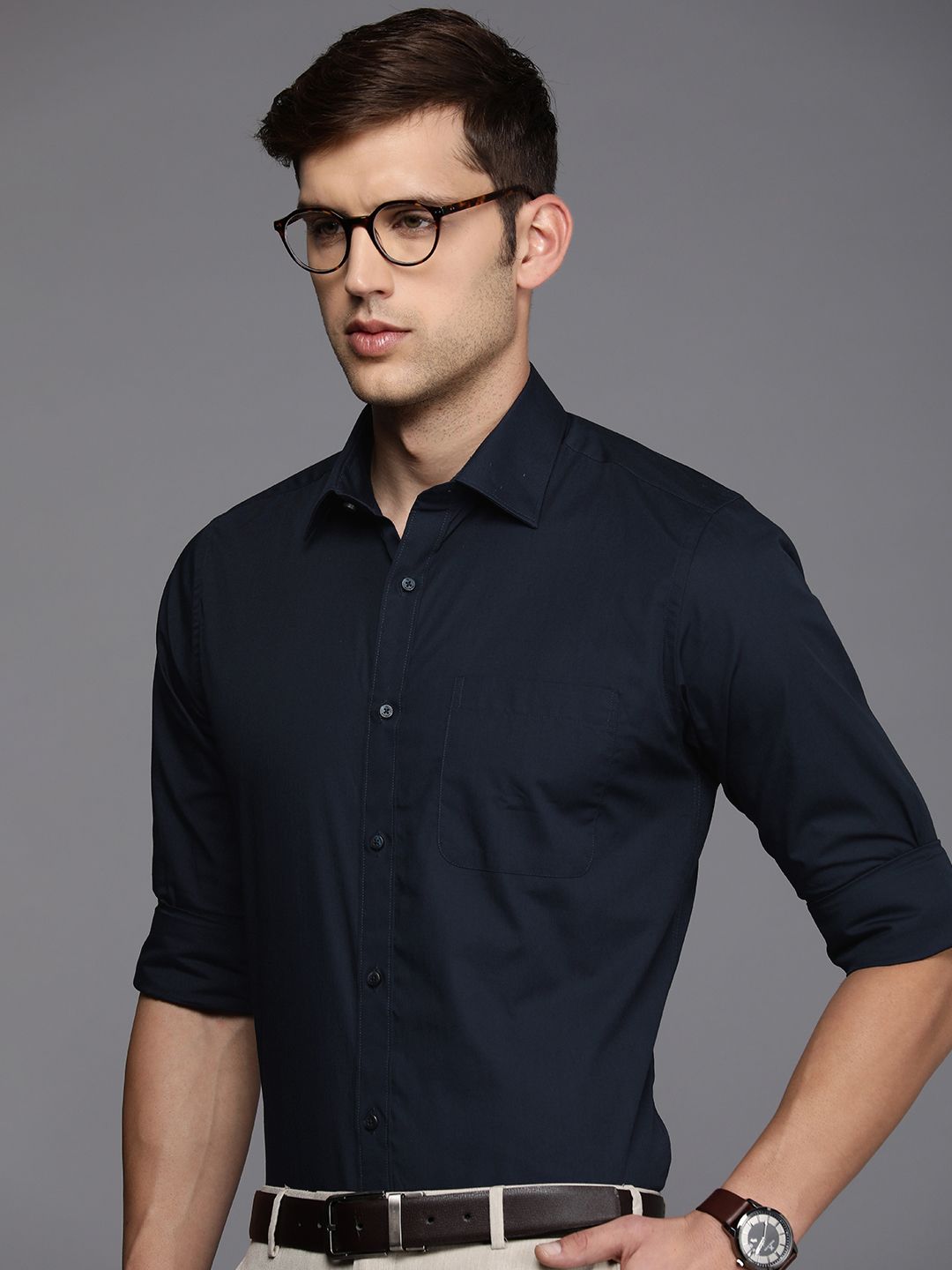 Raymond Pure Cotton Slim Fit Formal Shirt