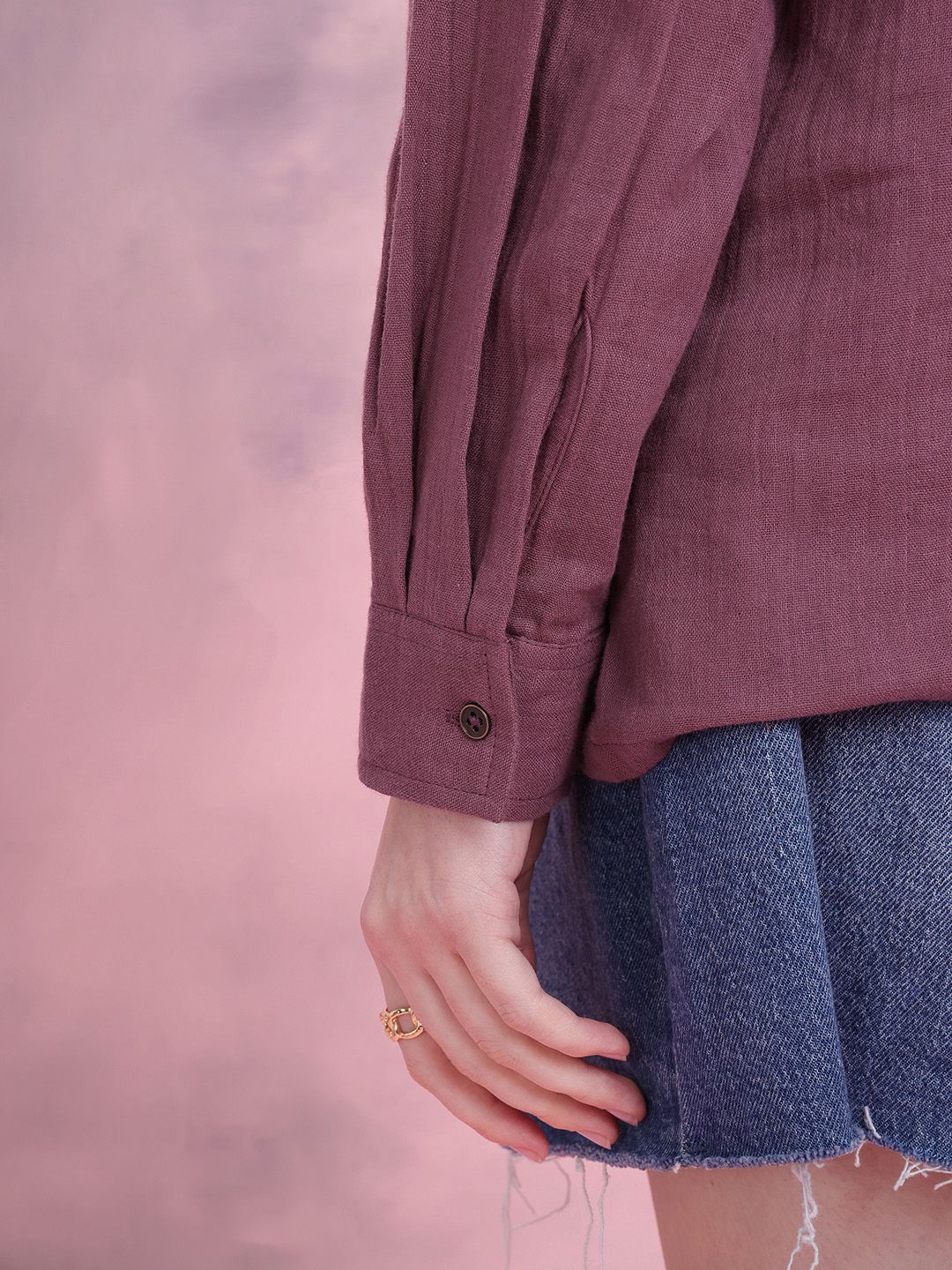 DressBerry Pocket Detail Cotton Shirt