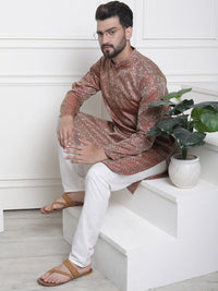 SOJANYA Woven Design Ethnic Motifs Kurta