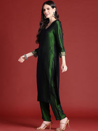 Anouk Tyohaar Collection Sequinned Kurta with Trousers & Dupatta