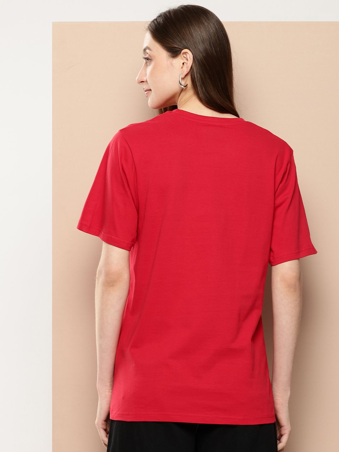 Difference of Opinion Printed Oversized Pure Cotton T-shirt