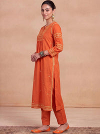 House of Chikankari Women Embroidered Thread Work Kurta