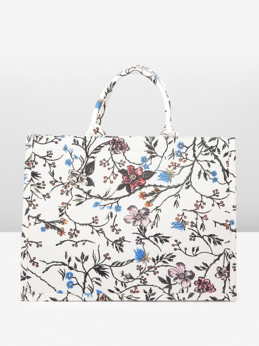 Lino Perros Floral Printed Structured Laptop Bag