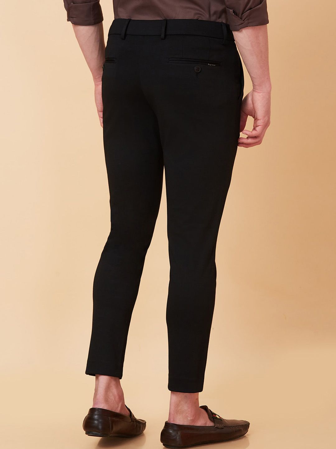 Being Human Men Mid Rise Easy Wash Cotton Chino Trousers