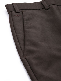Park Avenue Men Checked Formal Trousers