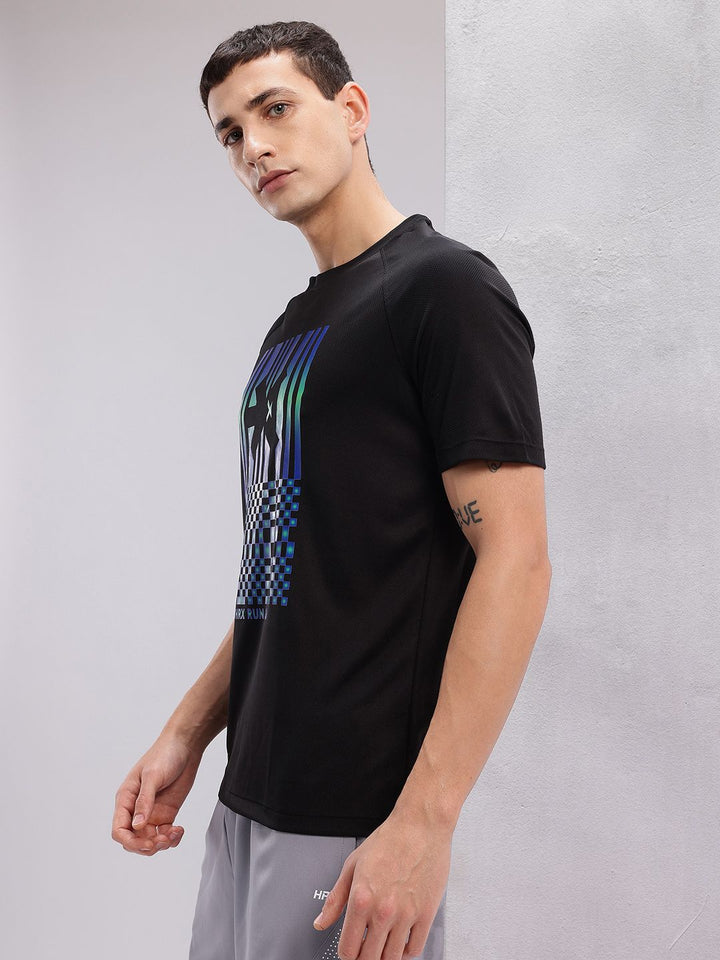 HRX by Hrithik Roshan Men Brand Logo Printed Rapid-Dry Running T-shirt